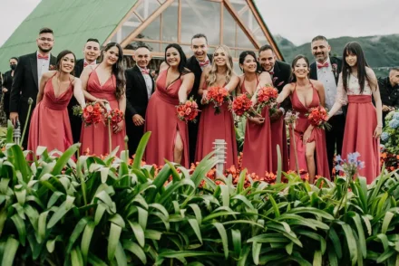 Grupo de damas de honor