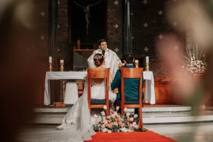 boda catolica en Bogotá
