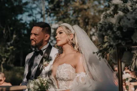 Boda al aire libre en Bogotá.